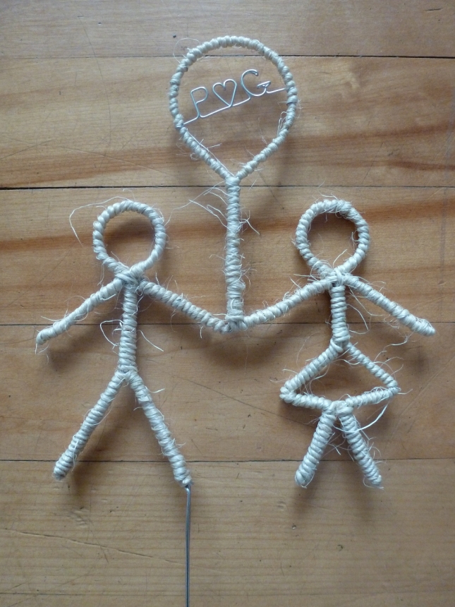 Twine Couple Cake Topper